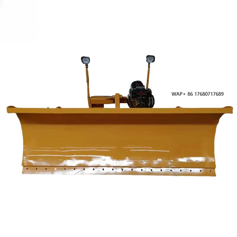 New Arrival New Electric Snowplow 3 in 1 Motor Skid Sateer Snowplow Canada Snowplow Grooming Machine Snow Shovel