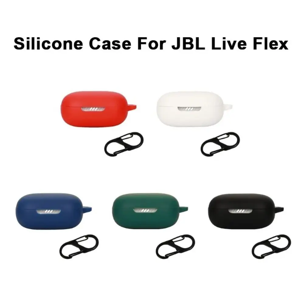 Earphone Protective Cover For JBL Live Flex Housing Bluetoothcompatible Headset Silicone Shockproof Shell Protector