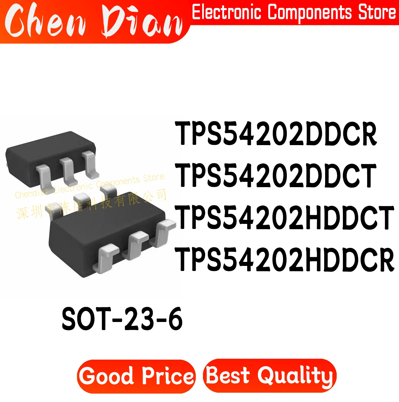 5PCS/LOET TPS54202DDCR TPS54202DDCT TPS54202HDDCT TPS54202HNew Original GenuineDDCR  SOT-23-6