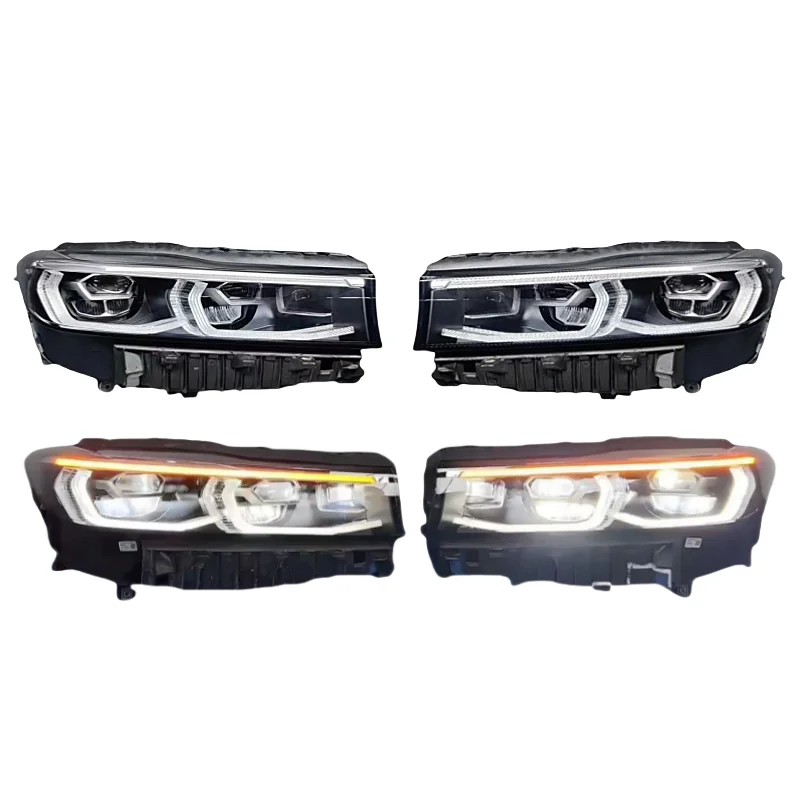 For BMW 7 Series G11G12 Laser Headlight 6000k Color Temperature DRL Signal LED Projection Lens 2020-2022 7 Series 730Li 740Li