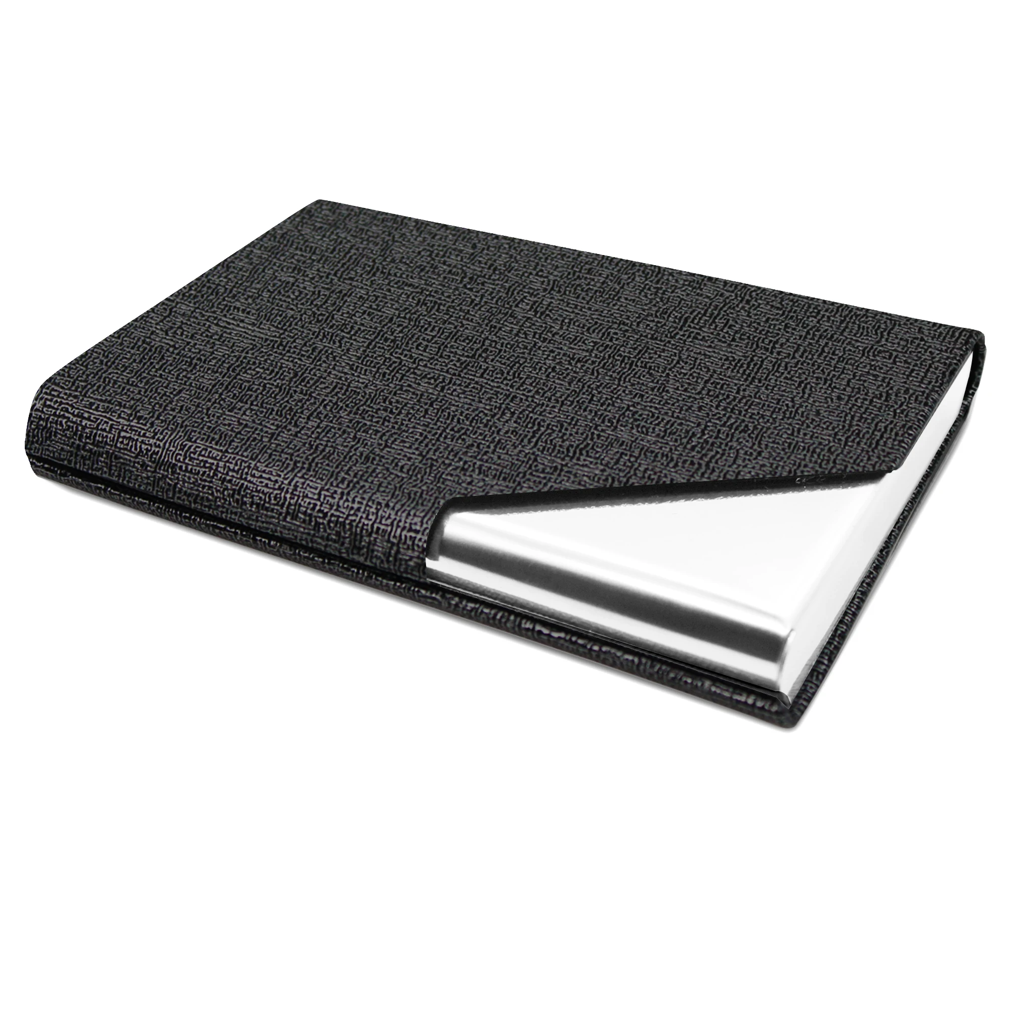 

Профессиональная визитница, многофункциональный футляр для карт из искусственной кожи и нержавеющей стали, унисекс.