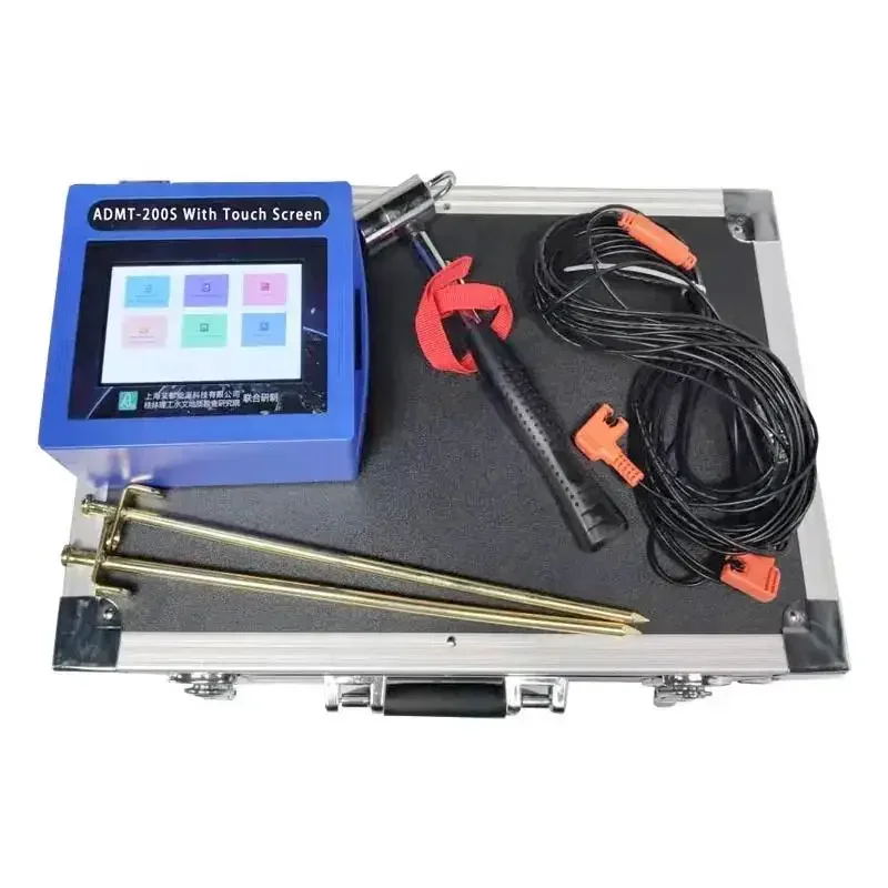 ADMT-200S Ground Water Detector 200 Meters Depth Adjustable, 2D/3D Rapid Charting 5-inch Touch Screen,high Precision,drill Wells
