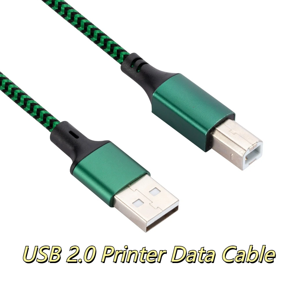 USB 2.0 USB 2.0 A To B Printer Cable Universal Square Port A To B USB 2.0 Printer Data Cable Printing High Speed