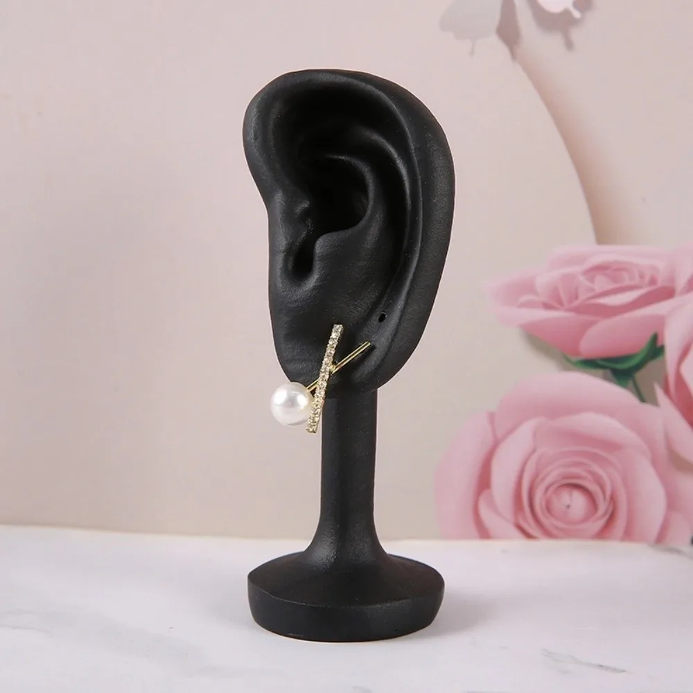 

Новая портативная подставка для сережек в форме уха, мини-органайзер для сережек-гвоздиков, витрина, подставка для украшений