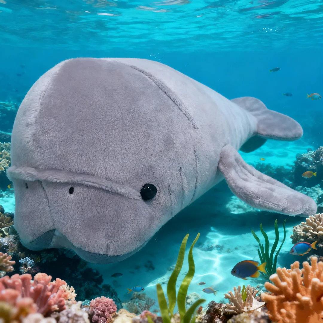 34 سنتيمتر/50 سنتيمتر كاواي مورغان خروف البحر ألعاب من نسيج مخملي لطيف المحيط مخلوق هدية الاطفال وعشاق الحياة البحرية عناق خروف البحر هدية الكريسماس