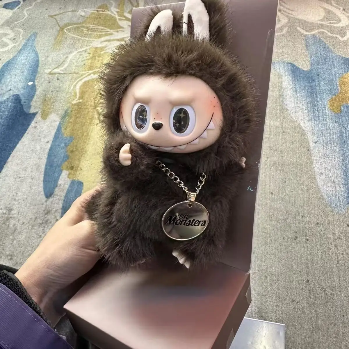 Labubu Kör Kutu Zimomo Canavar Küçük Lider Vinil Peluş Bebek, Tatiller için Mükemmel Hediye