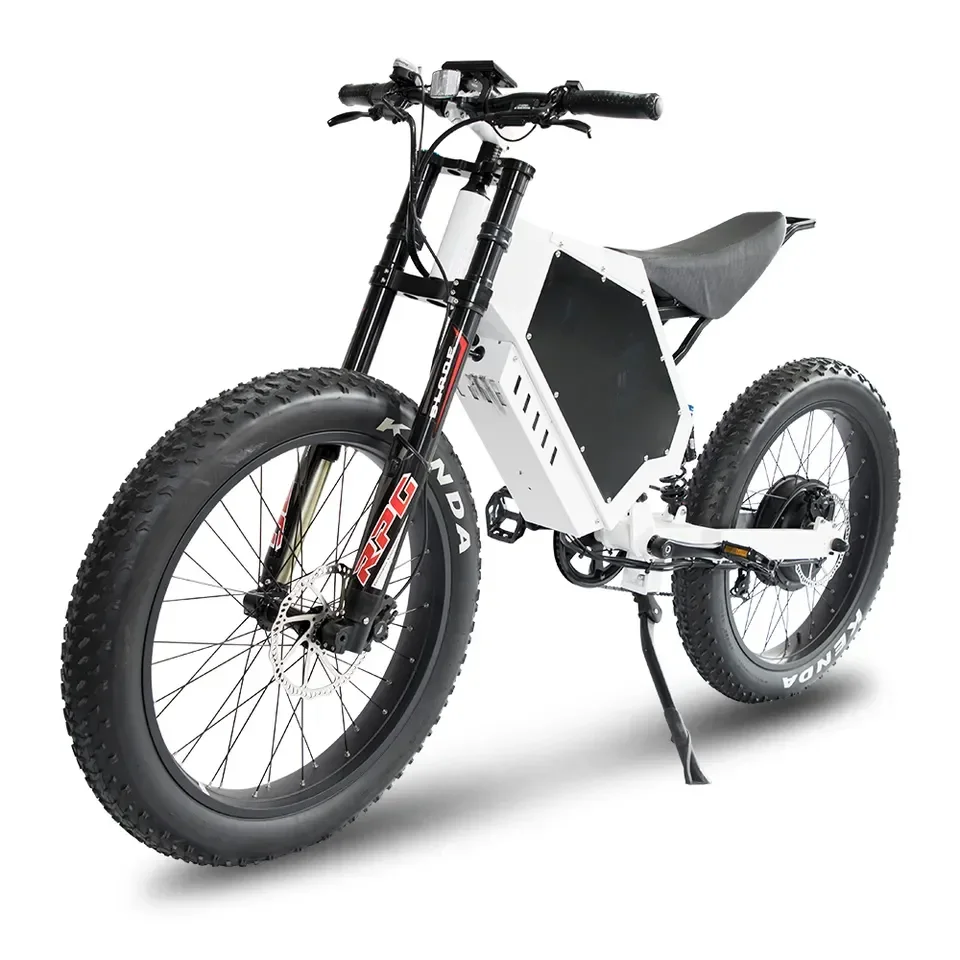 X20 15kw E-Bike Highest Wattage 72v 8000w Electric Bicycle with 3000w Dirt Bike Power 5000w Motor Lithium Battery Power Supply