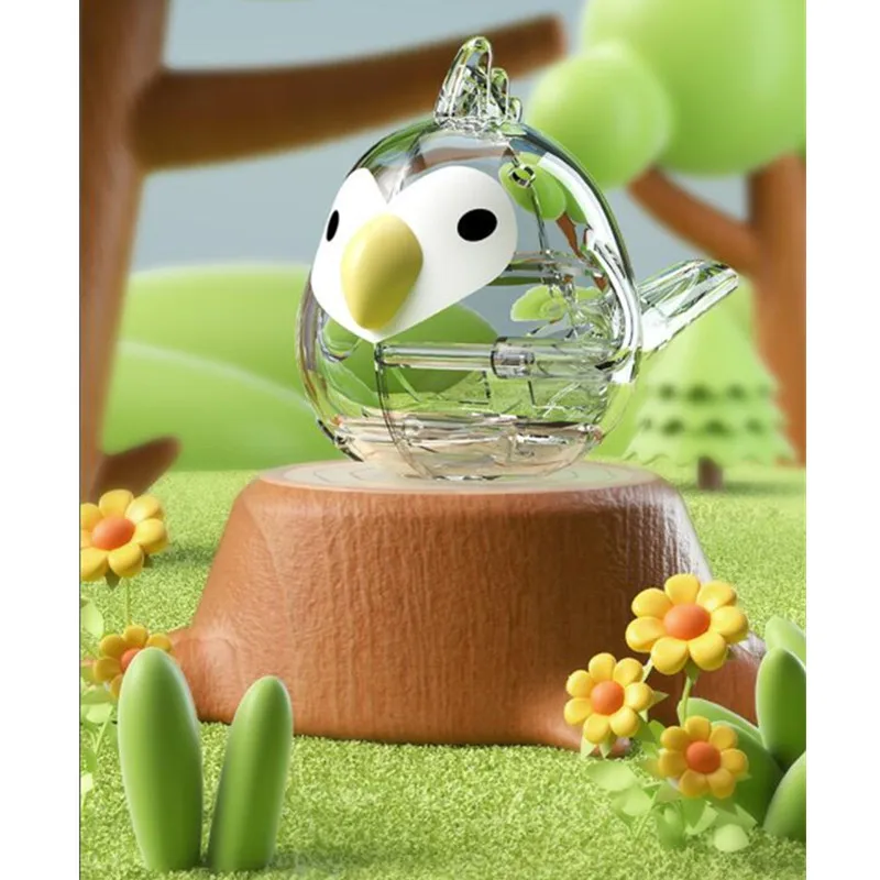 Bird Water Whistle Plastic Material Transparent Bird Water Whistle Pipe Bird Pipe Funny Toy For Kids Birthdays Gifts Accessories