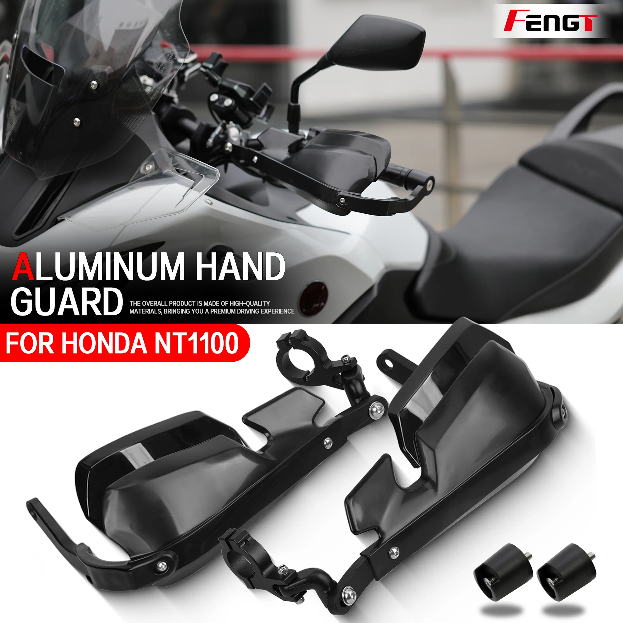 

High-Quality Aluminum Handguard For HONDA NT1100 2022-2025 Motorcycle Handguards Shield Hand Lever Guard Windshield NT 1100