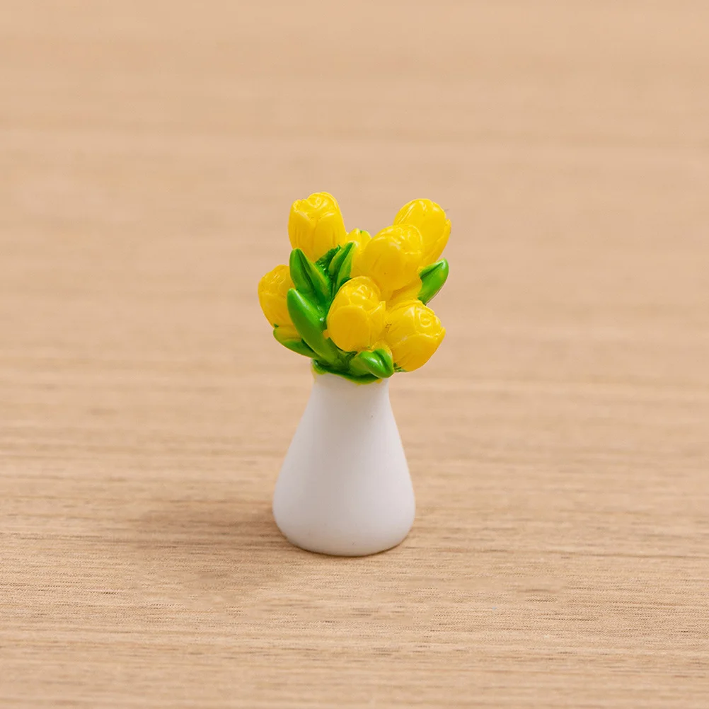 

12pcs Miniature Potted Plants Mini Bonsai Decorative Greenery Tiny Plants Simulation Bonsai For Home Desktop