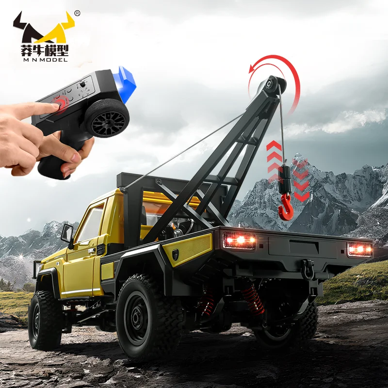 

New MN-82T RC Car Remote Pickup Vehicle Model Toys 1/12 Full-Proportional Control 2.4G Off-Road Vehicle Kid Toys Gift Outdoor