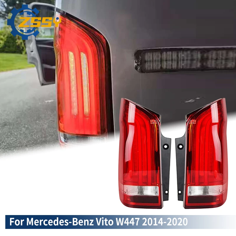 Luz Trasera LED para Mercedes-Benz Vito Clase V V220D V250 2014-2020, Luz de Freno Trasera LED, Luz de Señal de Giro 4478200664 4478200564