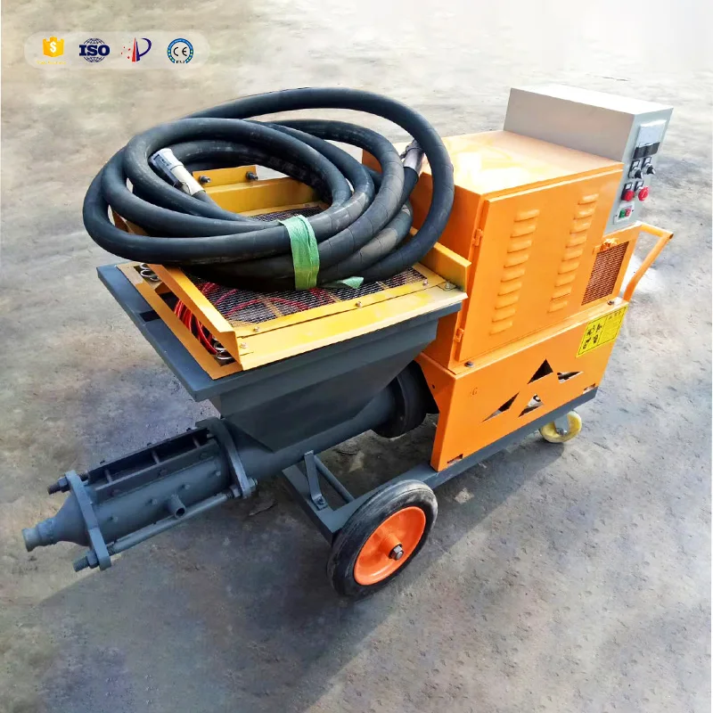 Automatic Sand Mortar Spraying Pump Machine Wall Cement Plaster Machine Mortar Spray Machines