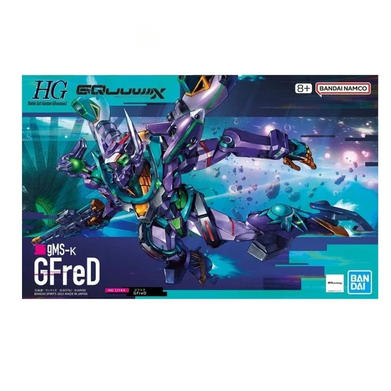 Op voorraad: Bandai Gundam modelbouwset HG 1/144 gMS-κ GFreD GQ Anime actiefiguur, te assembleren Gunpla gMS-α Red Gundam GQuuuuuuX Mobile Suit.