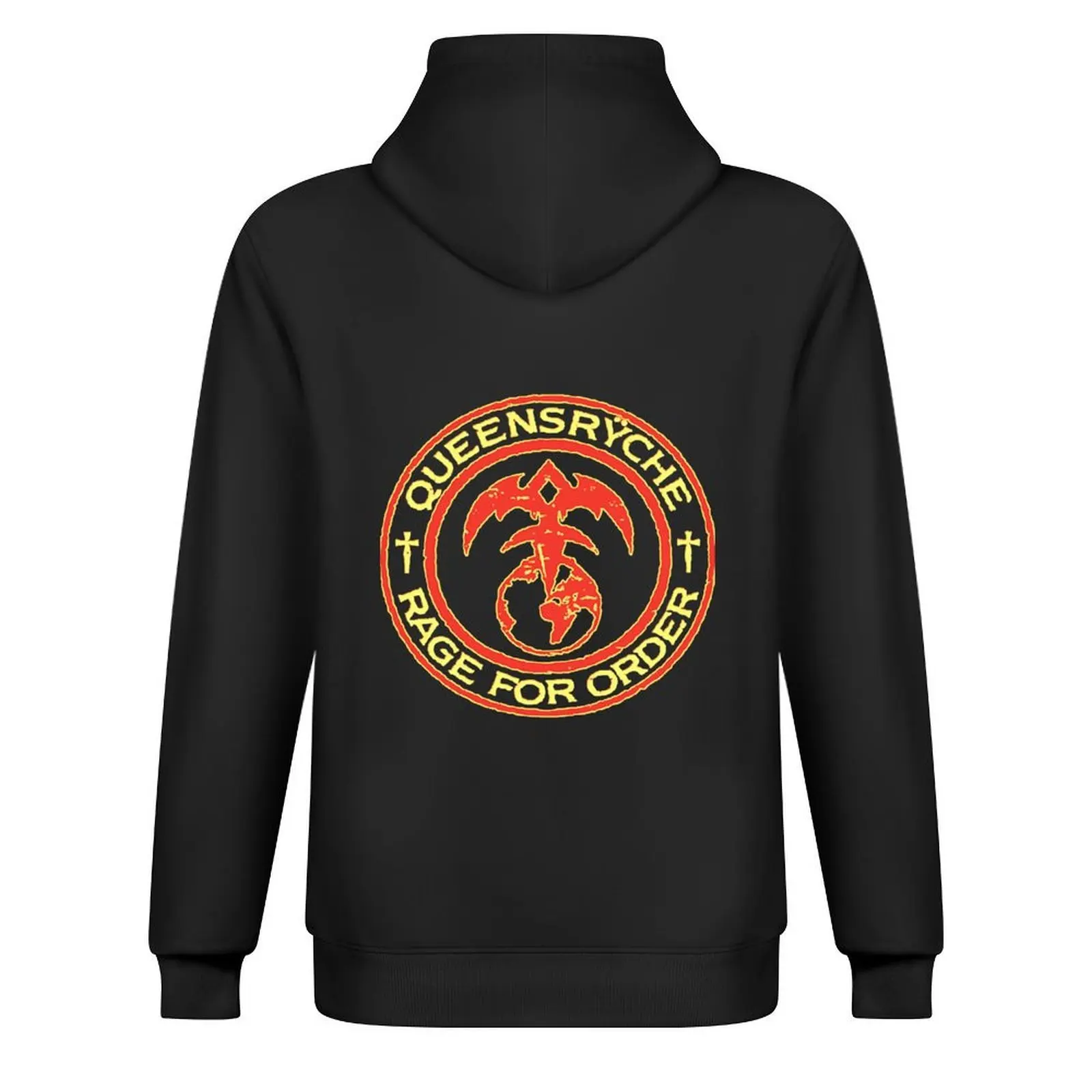 معطف Queensryche Rage for Hoodie للرجال، ملابس رجالية عصرية، سترة شتوية للرجال، سترة بقلنسوة برسومات جرافيك
