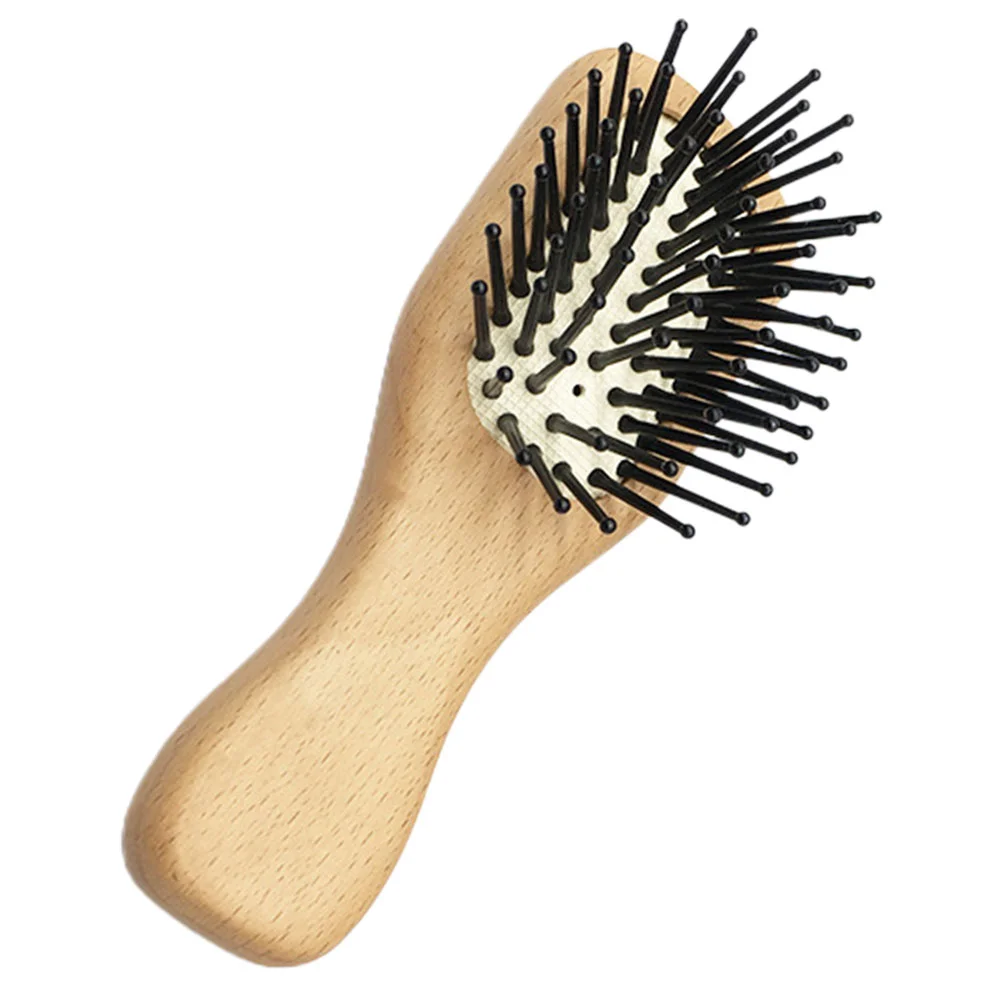 

Toiletries Comb Scalp Shampoo Hair Brush for Travel Wooden Detangler