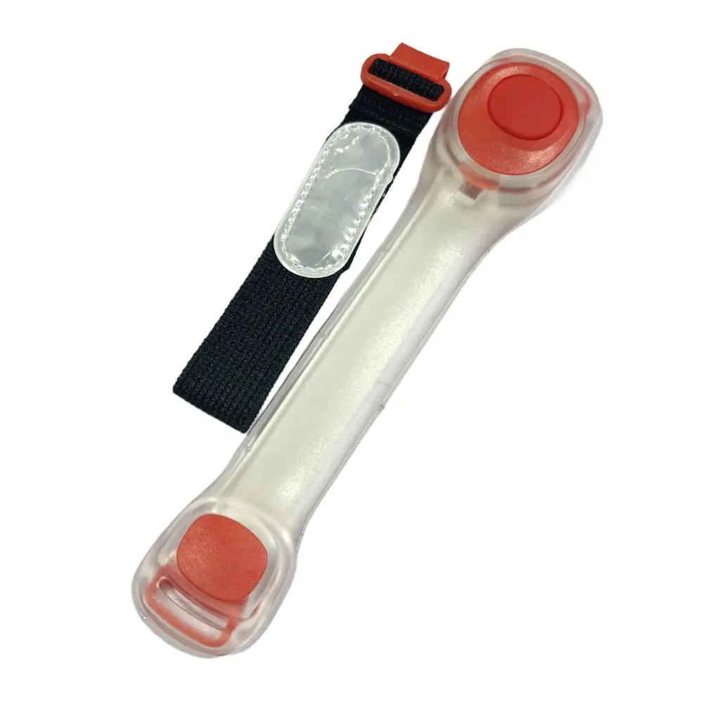 Brazalete con luz LED para deportes al aire libre, banda de seguridad luminosa intermitente, ajustable, para caminar de noche, correr, montar, correa para el brazo brillante