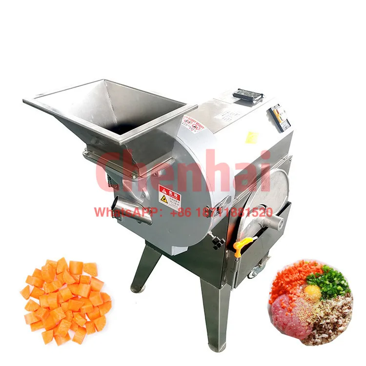 Tomato Onion Potato Carrot Pineapple Cube Cutting Machine Vegetable Dicing Machine