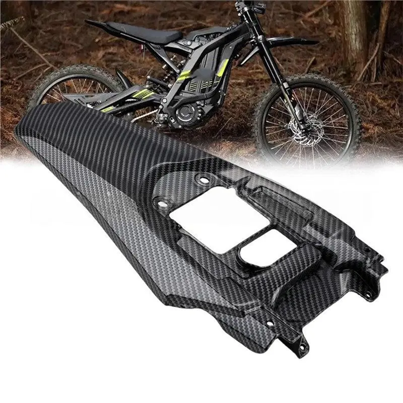CYL-For Sur-Ron Light Bee Rear Fender - Carbon Fiber Texture (Shock Absorber Mud Guard / Aftermarket Accessory)