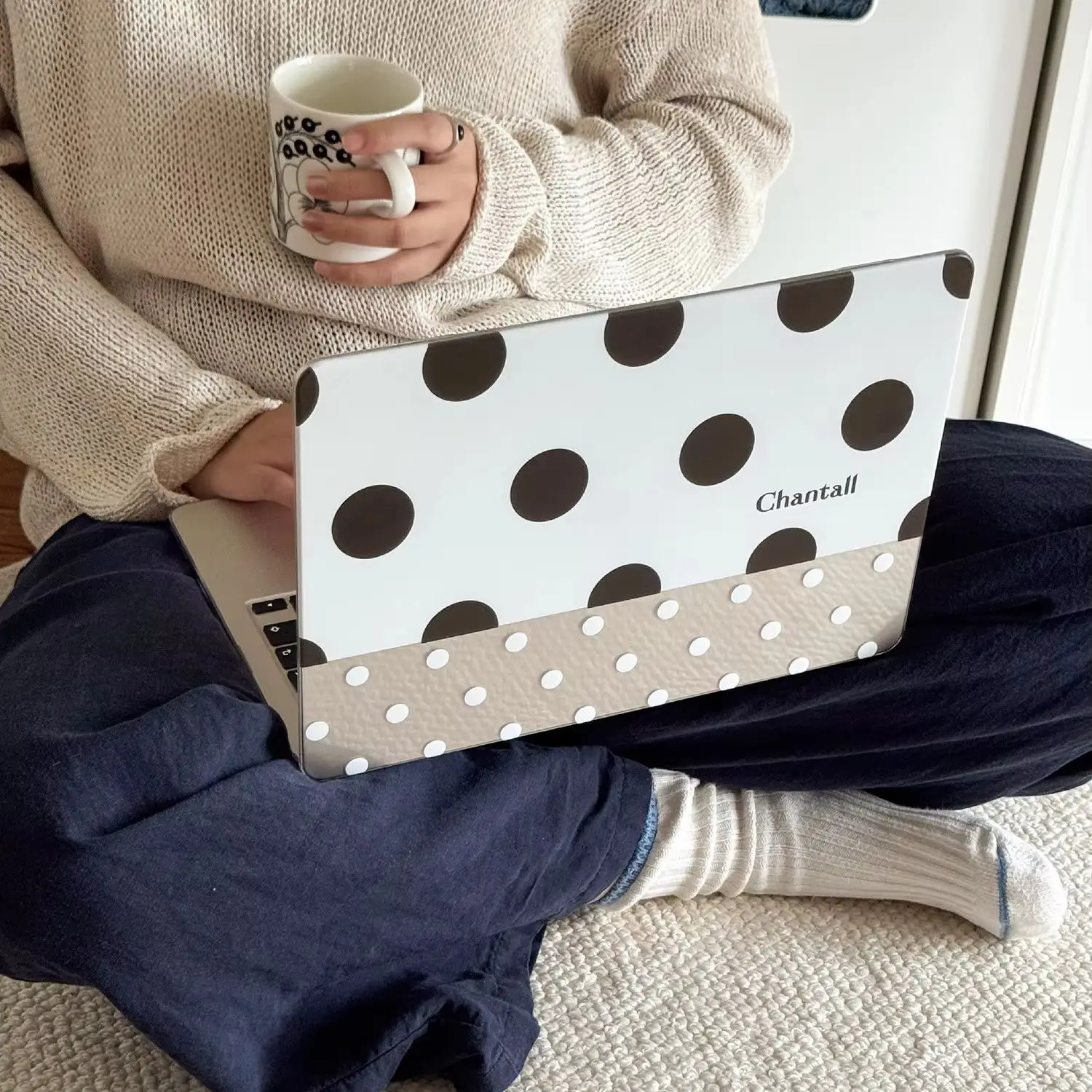 Polka Dots 2026 New Laptop Case For Macbook 13Neo A3404 Air 13.6 M4M3 M2 A2681 A3113 A3240 Air13.3 A1932 A2179 A2337 Air15 Cover