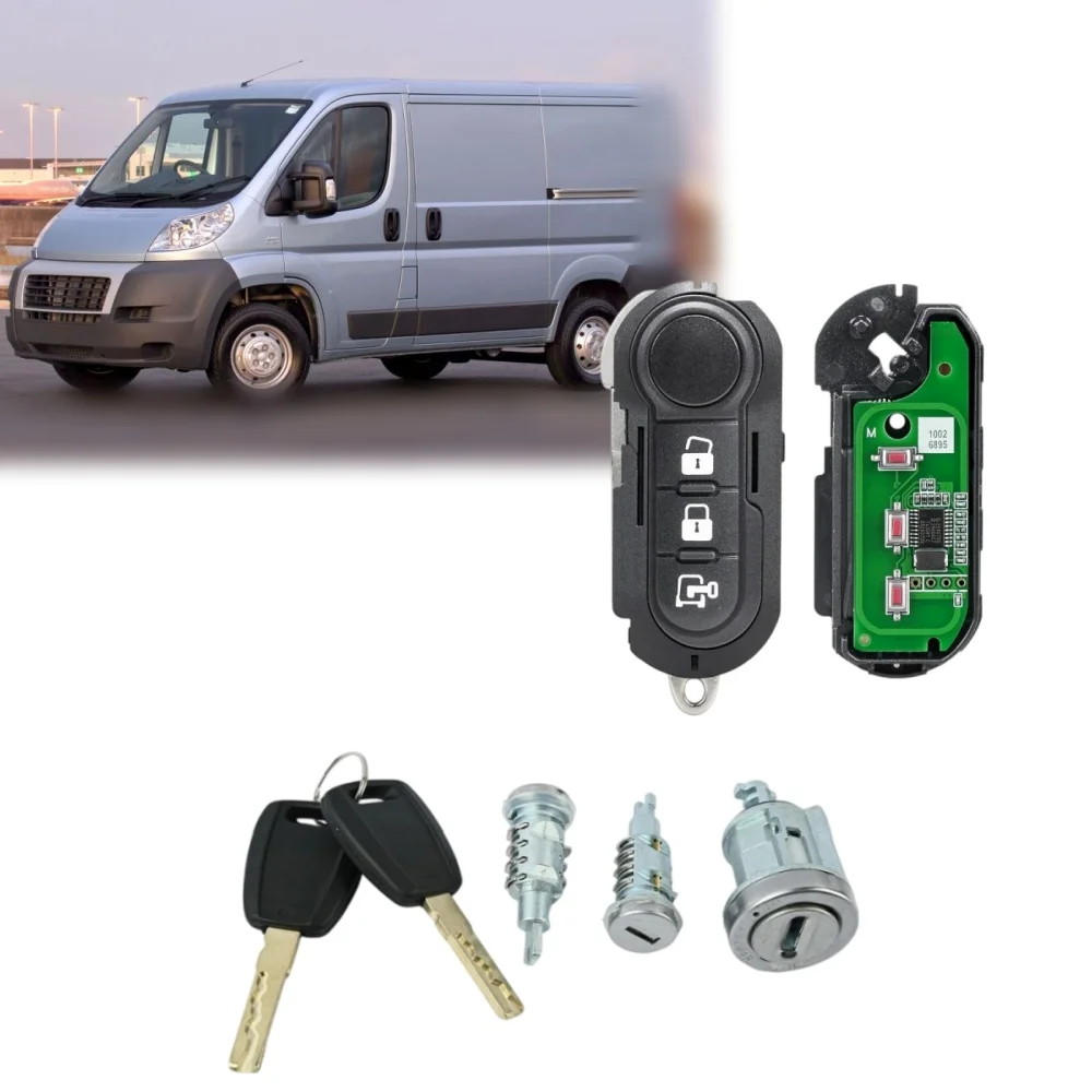 RV Ignition Barrel With Key Motorhome Door Lock For Fiat Ducato Citroen Relay Peugeot Boxer 2006-2025 RV Lock Accessories