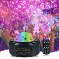 RGBW Starry Projector Mini LED Night Light with Music And Voice Control 10 Planets Star Galaxies Moon Lamp for Room Decoration