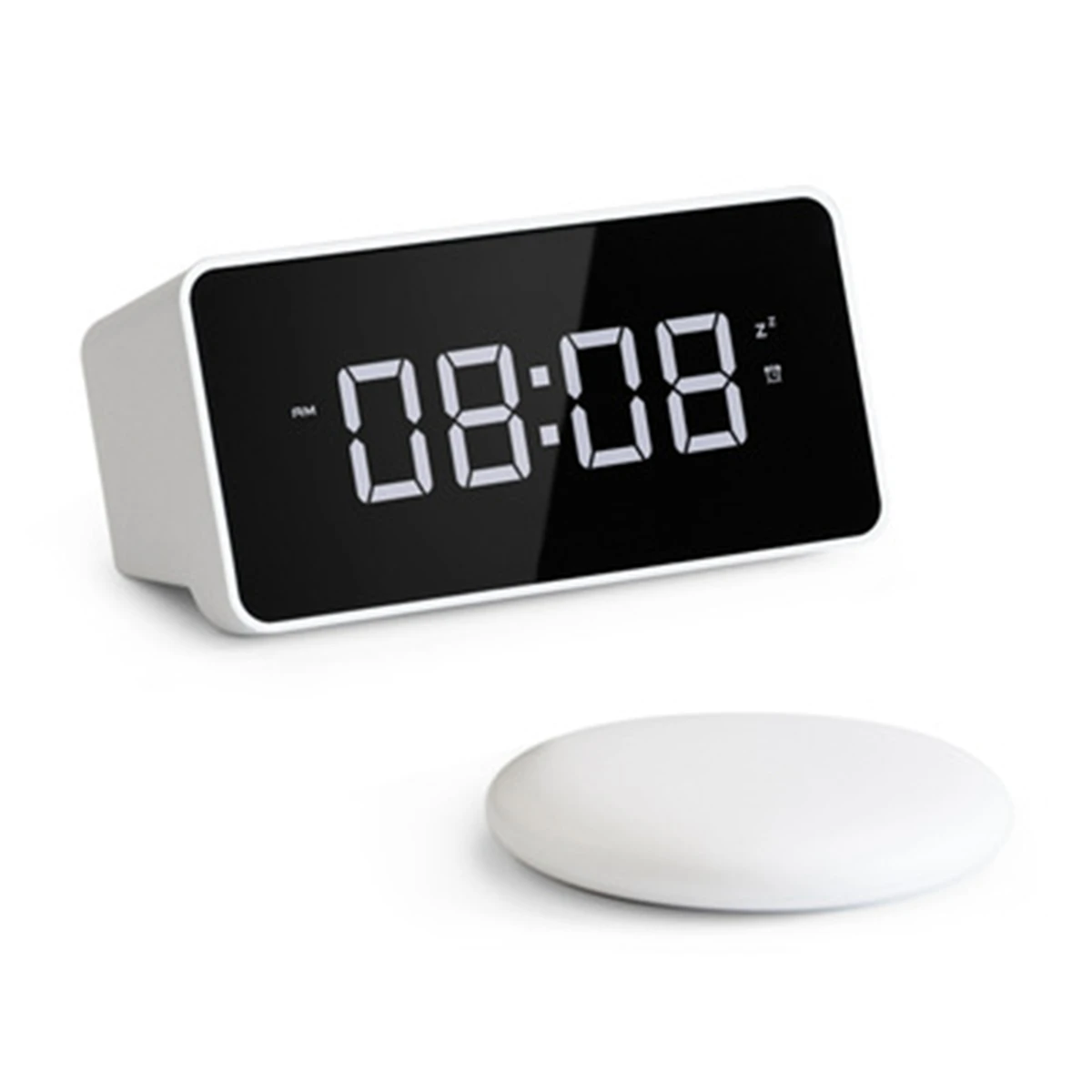 Vibration Speaker Table Alarm Clock Bed Shaker Deaf USB Charger Dimmable LED Screen New