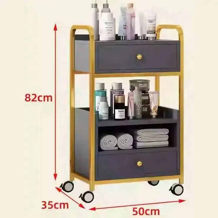 รถเข็นเก็บอุปกรณ์เสริมสวยสำหรับร้านเสริมสวย รุ่น ST011