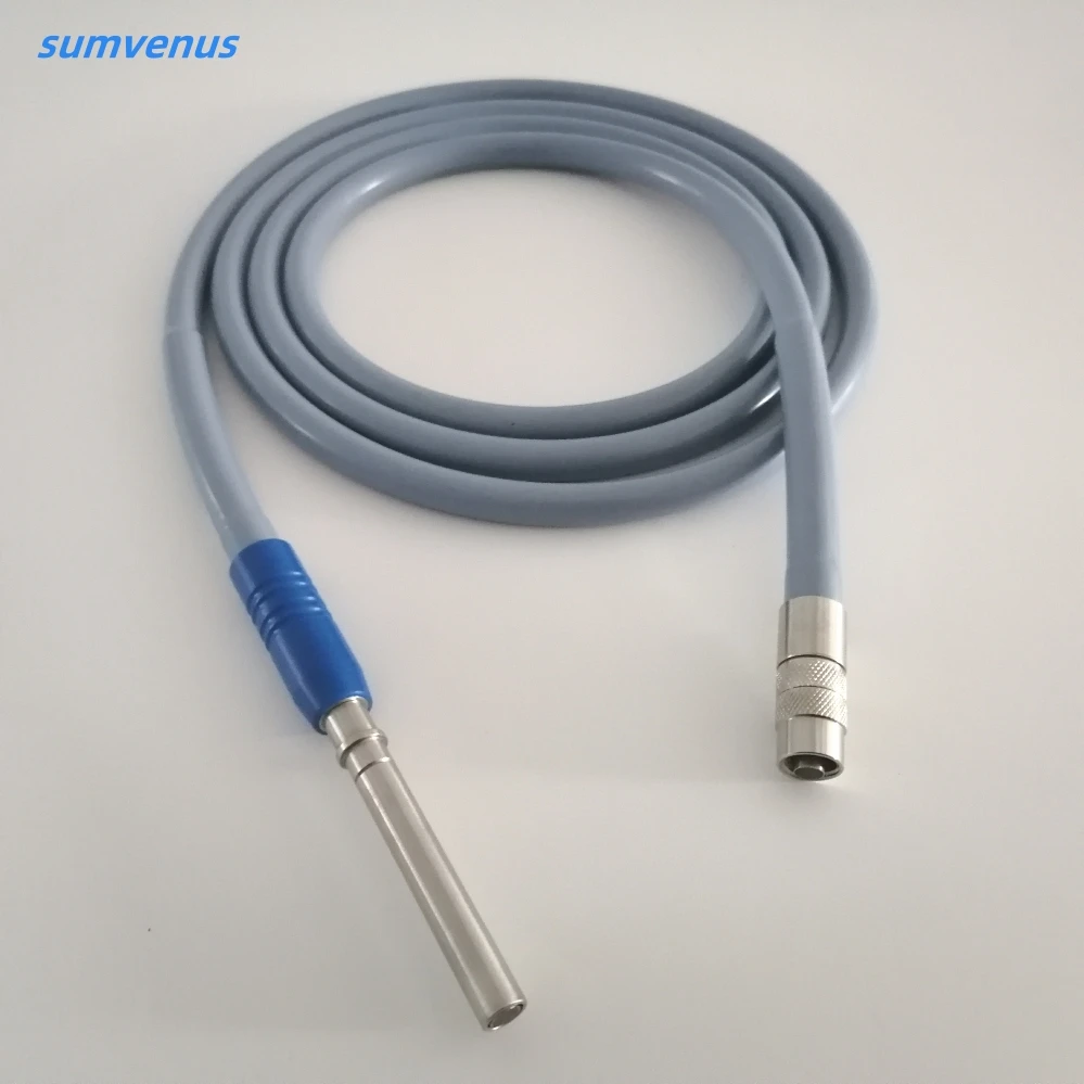 Picture 3: Medical Φ4mm Φ4.8mm 2500mm 3000mm Microscope Endoscope Light Source Optical Fiber Cable Fits Pentax Storz Interface Autoclaved
