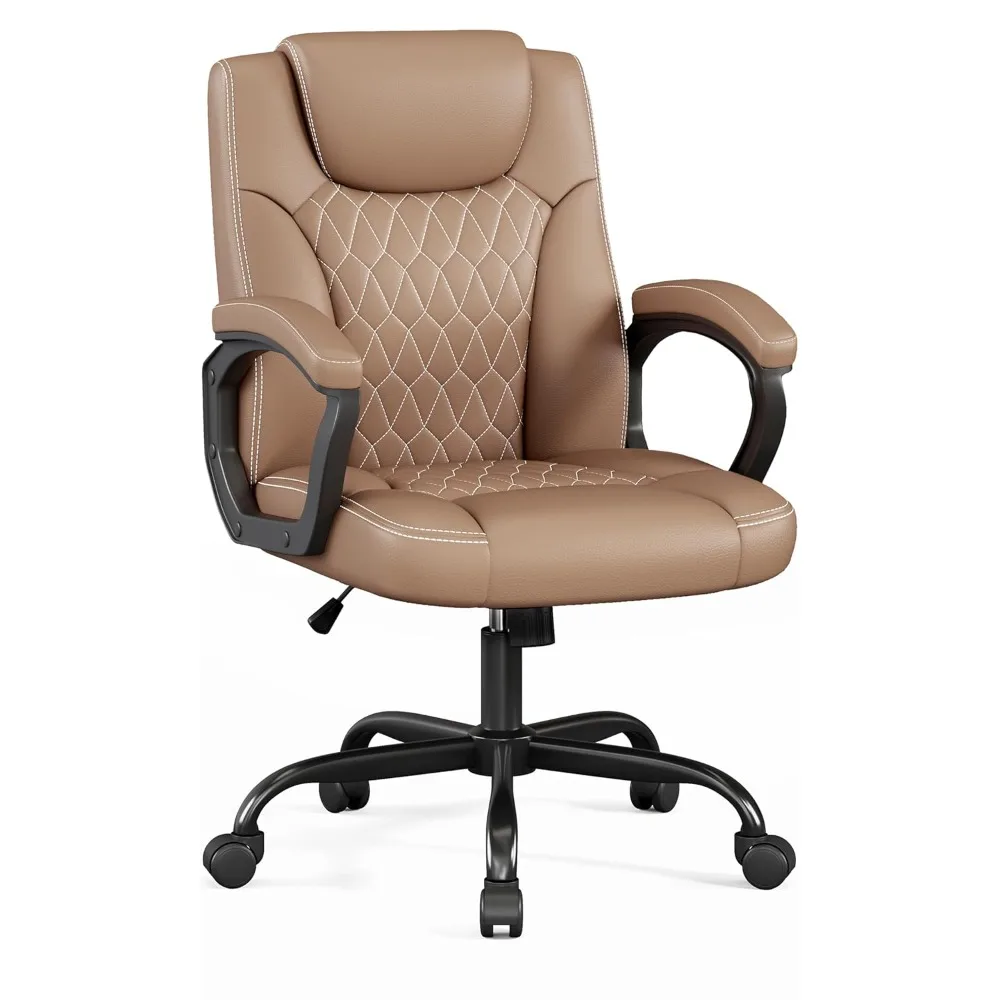 

Офисное кресло, кресло руководителя, удобное эргономичное кресло из искусственной кожи с фиксированными подлокотниками, регулируемой высотой, на заказ