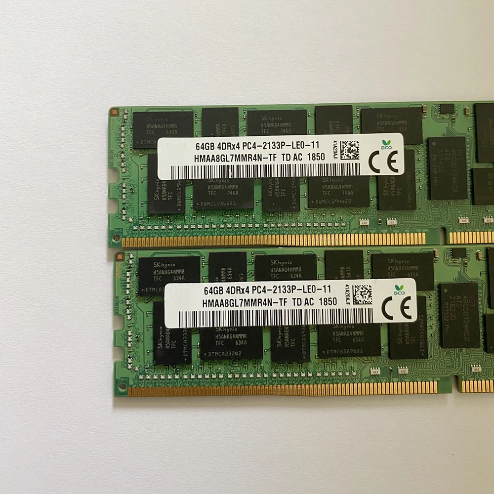 1 Pcs For SK Hynix RAM 64GB 64G 4DRX4 PC4-2133P-L Memory DDR4 2133 HMAA8GL7MMR4N-TF