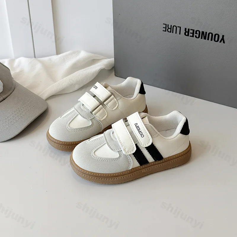 

Детская повседневная спортивная обувь, осень 2024, уличная прогулочная обувь для девочек и мальчиков, модные удобные нескользящие детские кроссовки, кроссовки