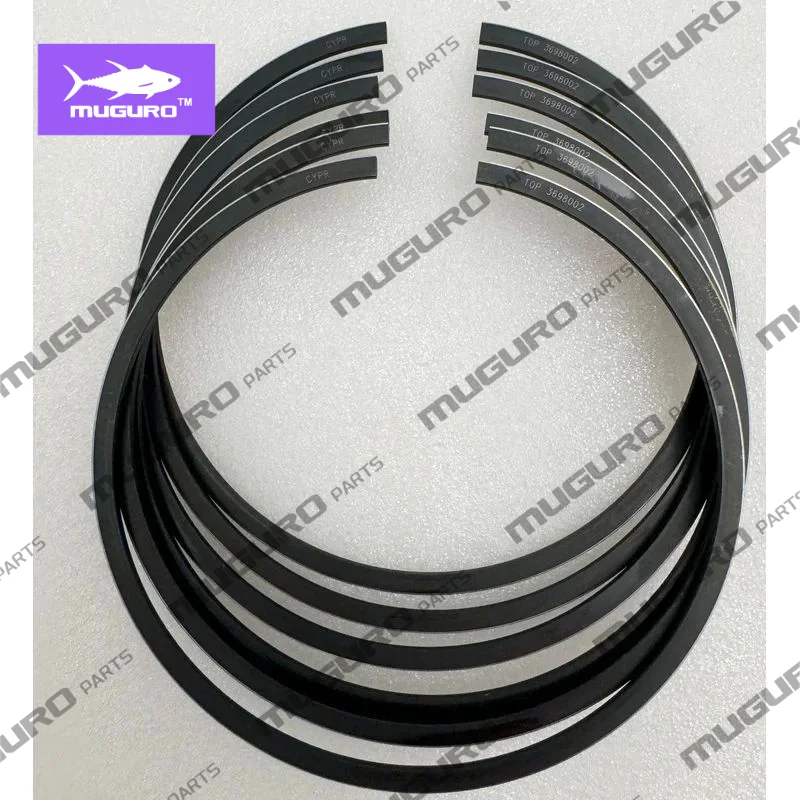 Anillo de compresión de pistón de piezas de motor diésel de acero ISG genuino 3698002 para vehículos Foton