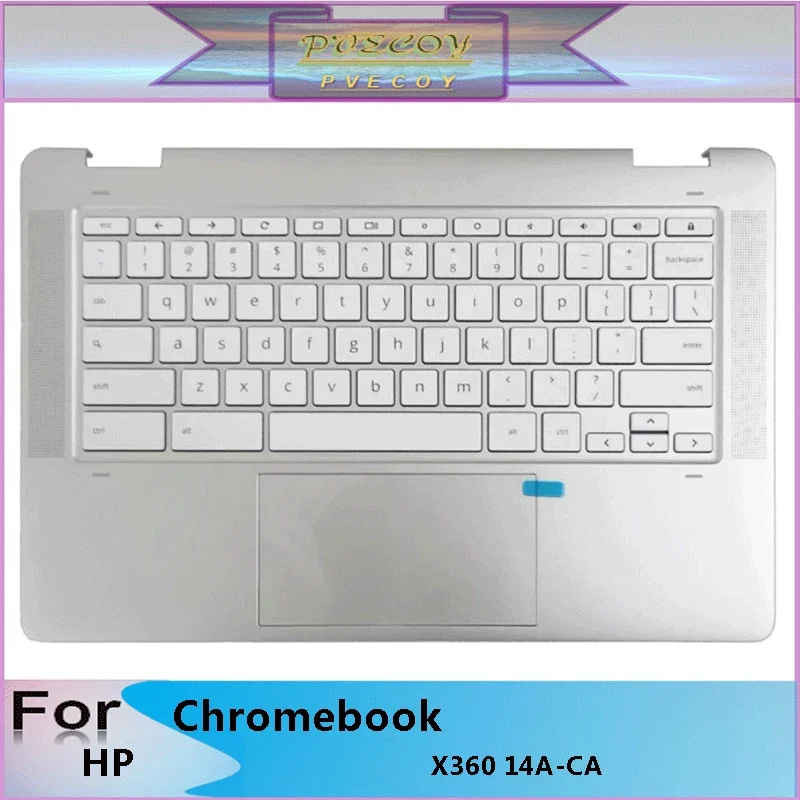

Новый оригинальный чехол для Chromebook X360 14A-CA для ноутбука, упор для рук, клавиатура, американская английская версия, верхняя крышка