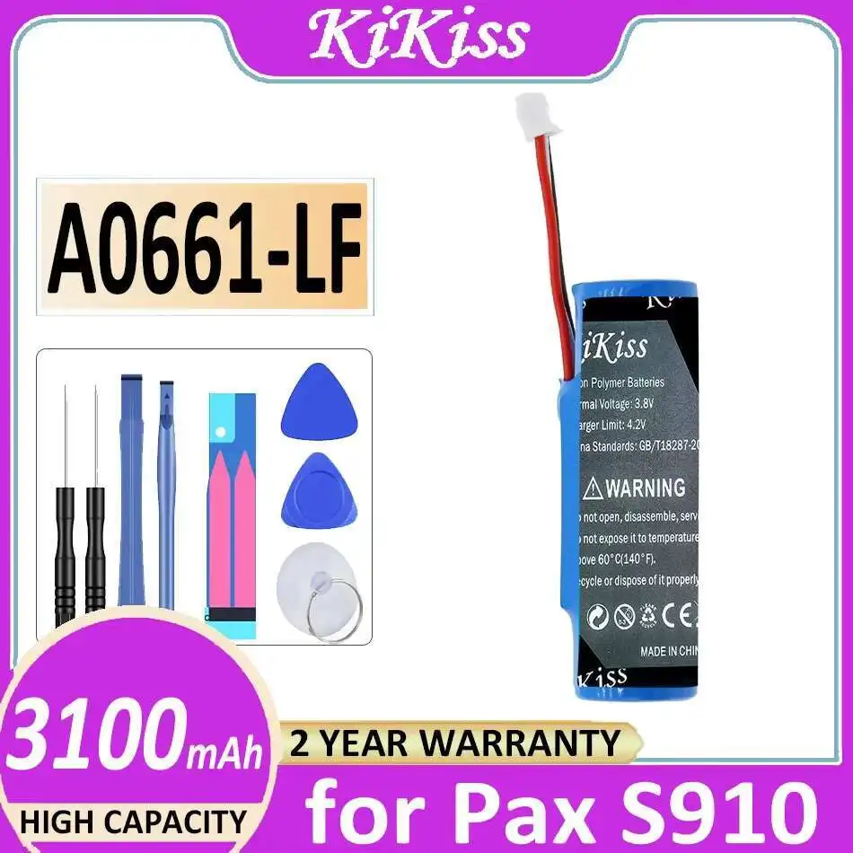 Для Pax S910 HL0272, HL0273, A0661-LF надежная замена 3100 мАч экологически чистый платежный терминал батареи