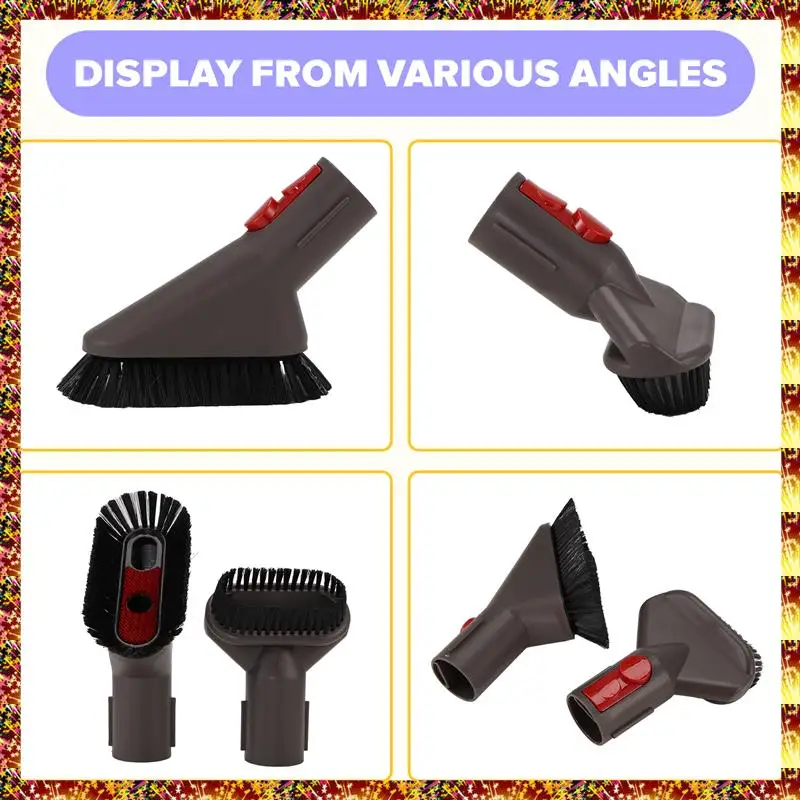 Комплект насадок для щеток AGOUP для Dyson V8 V7 V10 V11, аксессуары для пылесоса, включая стойкую щетку для грязи, мягкую щетку для пыли