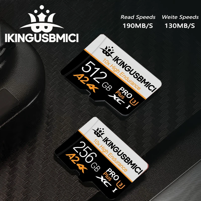 TF Cards SD Cards Memory Card Micro SD Card 128GB 256GB 512GB New V10 4K High Endurance for Security Camera Nintendo Switch