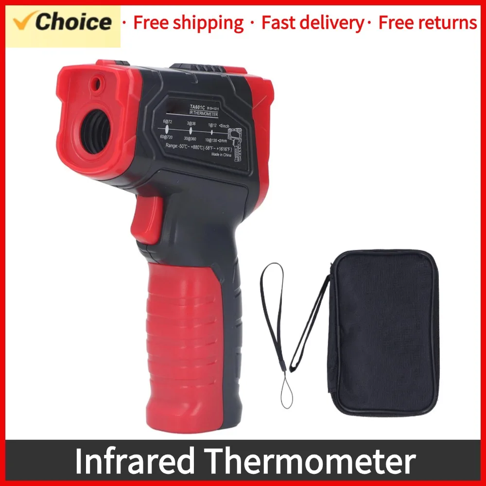 Industrial Thermometer Digital Infrared Thermometer 4 Digit Display High Accuracy Handheld Industrial Thermometer Thermometer