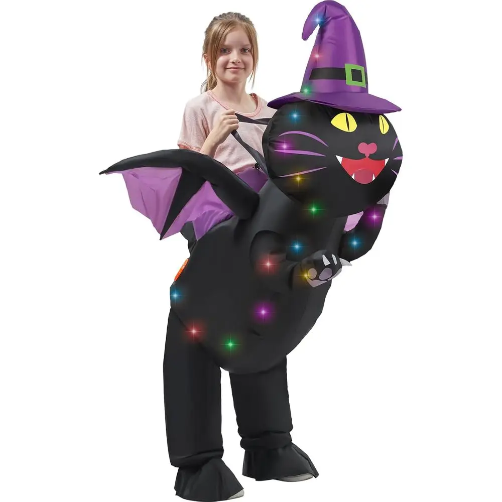 

WinnerWhy Child Iatable Costume with LED Light Blow up Halloween Animal DrJumpsuit or Kids Boy Girl