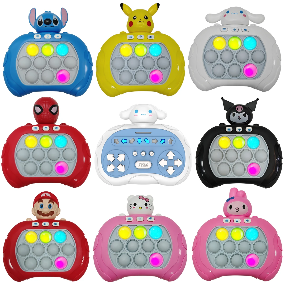 لعبة Kuromi Electronic Pop It Pro Fast Pop Up Bubble لعبة تخفيف التوتر الخفيفة هدية مثالية للحفلات للبالغين والأطفال #2