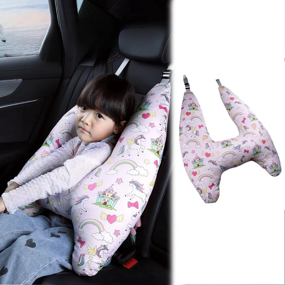 

Подушка для заднего сиденья автомобиля, подушка с динозавром, детский подголовник автомобиля, дорожная подушка для длинных путешествий, аксессуары для интерьера для детей