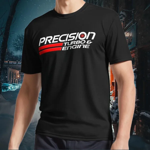 Precision Turbo Car Logo T Shirt Funny Size S to 5XL