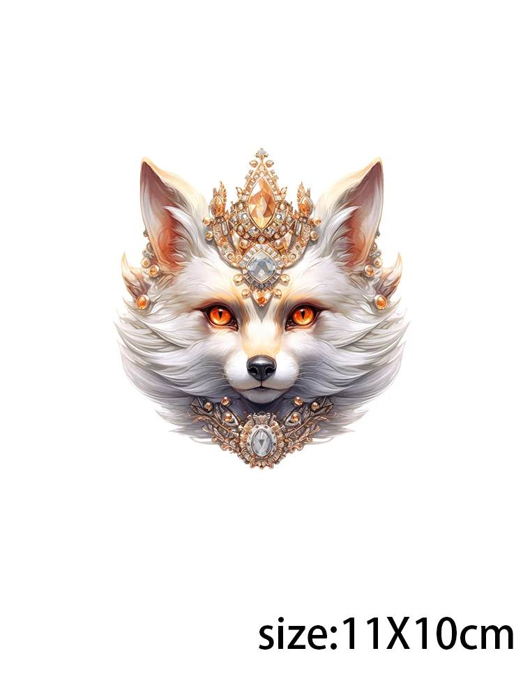 LETOP 1PCS Animals With Golden Crowns Cup Vinyl Wraps Glass Sticker Decorative Uv Dtf Sticker For 16 Oz Glass