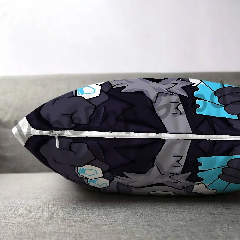 N-Nightcrawler K-KaijuS P-ParadiseS Square Cushion Cover Weird Aesthetic Library Book Page Print Pillow Cover