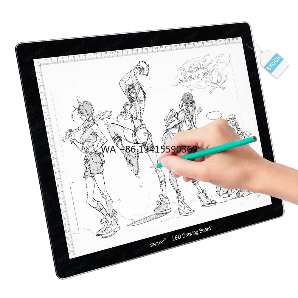 

SINOART A3 LED Tracing Light Box LED Artist Lighted Drawing Board USB Power for Drawing, Sketching, Animation