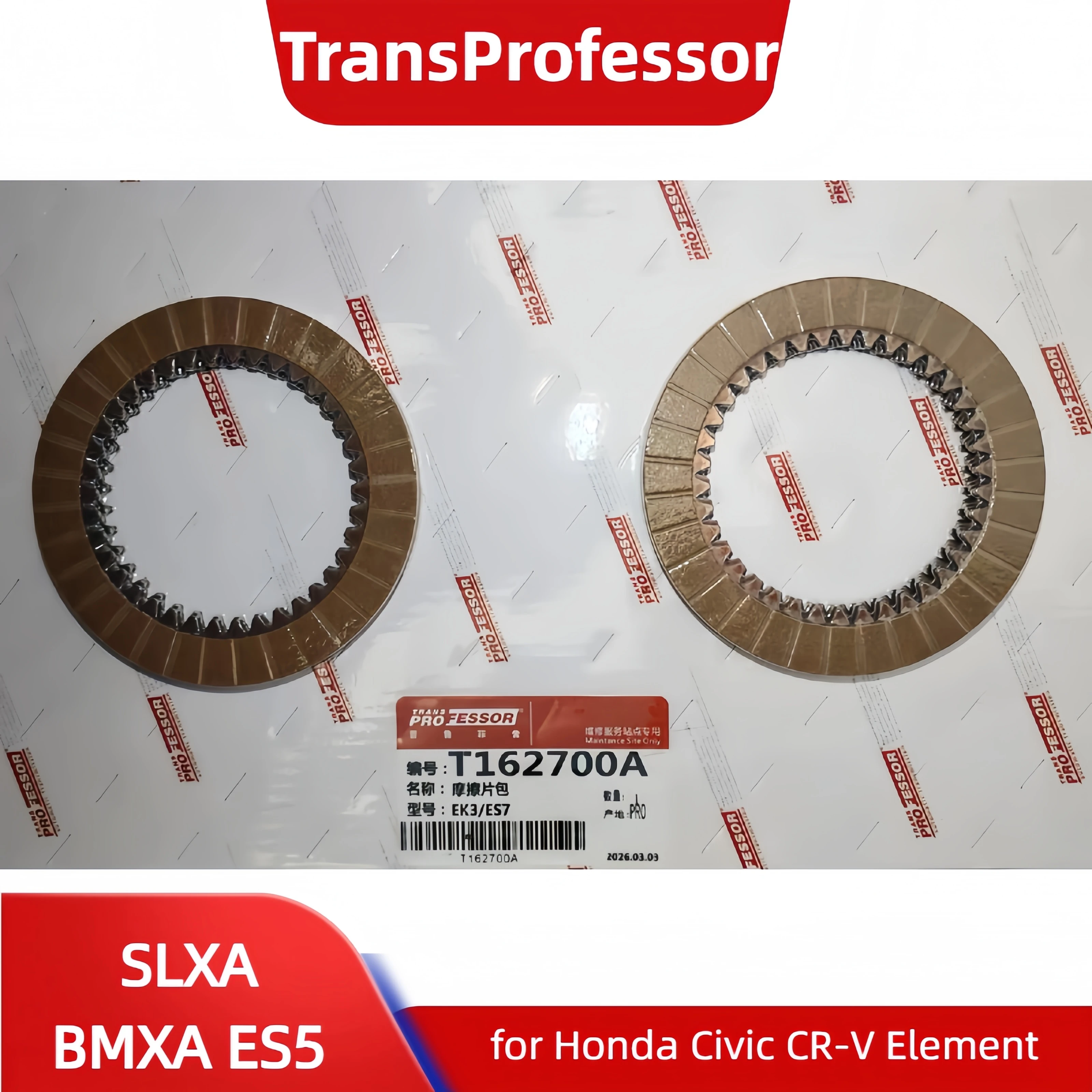 SLXA BMXA ES5 Transmission Friction Plate Repair Kit For Honda Civic CR-V Element Jazz Stream Acura EL Clutch Disc Set