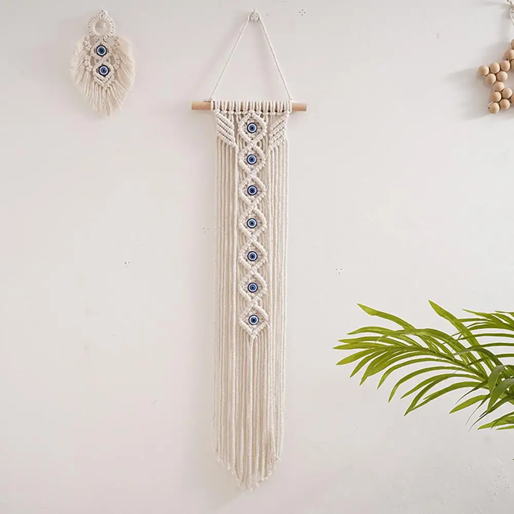 Wall Hanging Handmade Turkish Evil Eye Pendant Tapestry Nazar Decoration for Home Living Room Wall Home Decor Gift