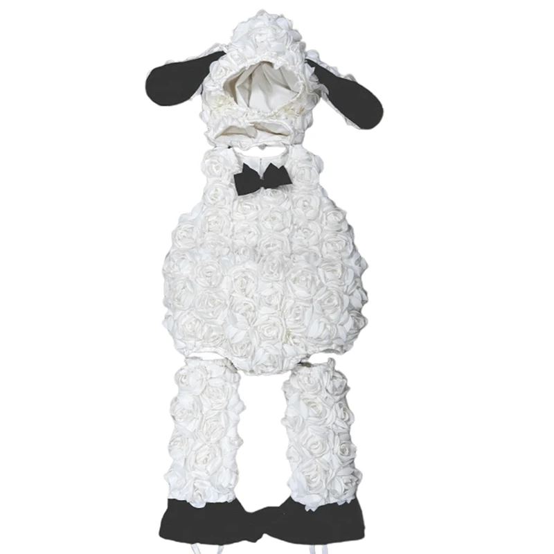 Halloween Baby Girls Lamb Costume For Toddler Kids Halloween Costume Animal Themed Cosplay Party Costume