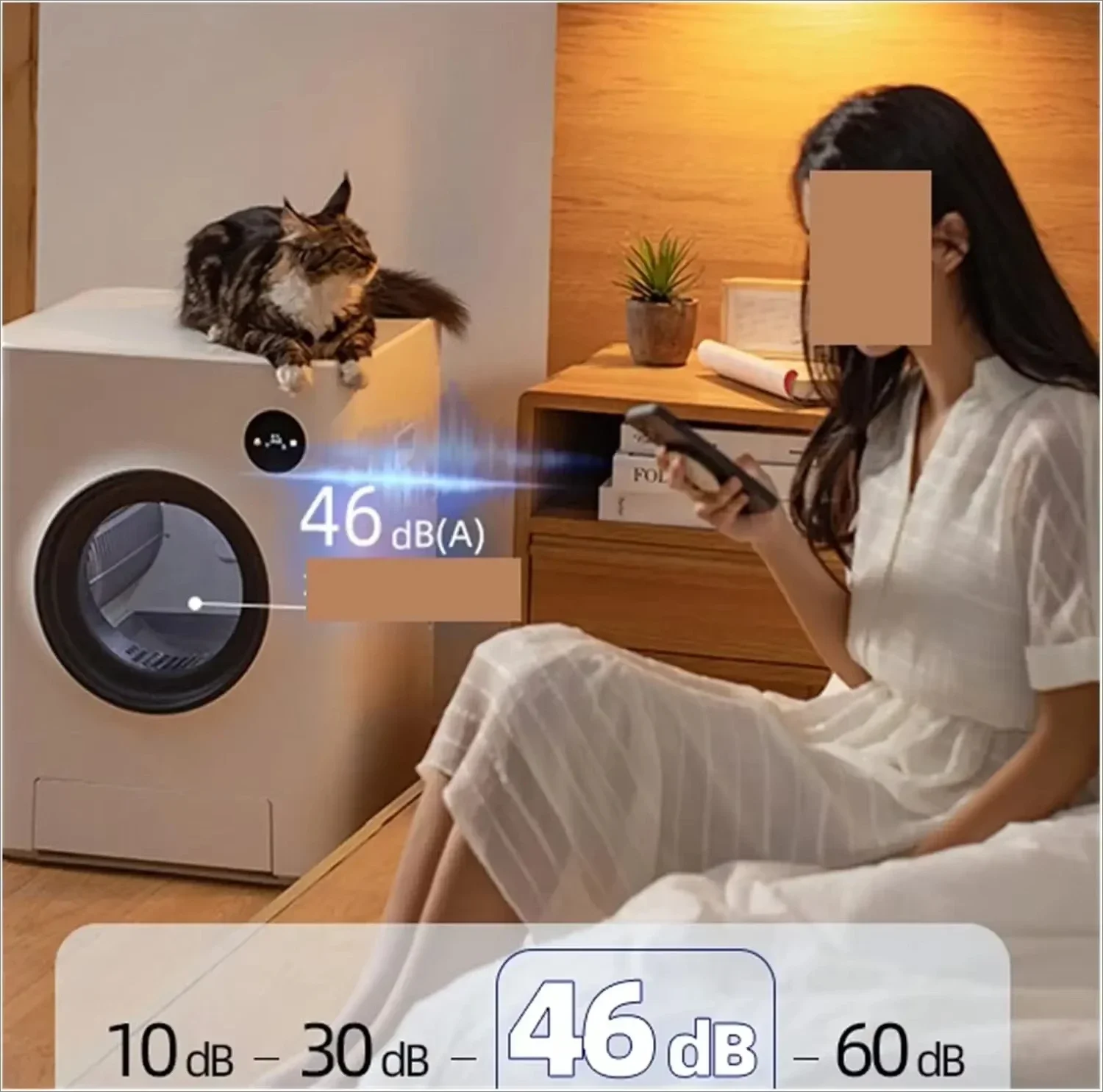 8L Fully Enclosed Automatic Cat  Box Electronic Pet Smart Cat Bedpan with Poop Bags Plastic Pet Supplies
