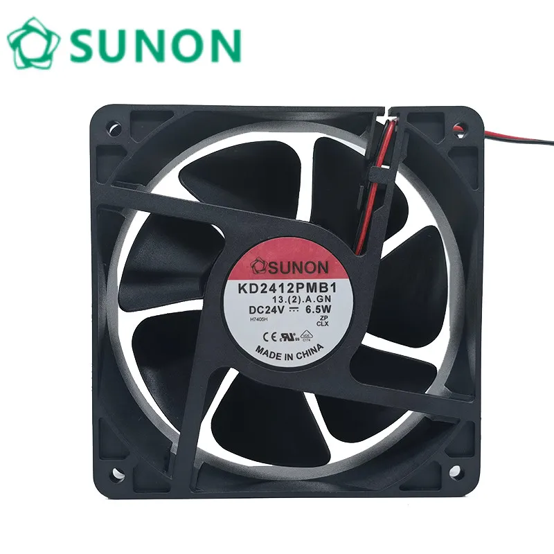 

New sunon KD2412PMB1 12038 24V 6.2w 12cm 120*120*38mm converter cooling fan